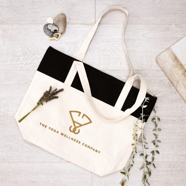 Canvas Yoga Tote Bag